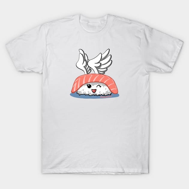 Asplenia Studios: Pegasushi Salmon Nigiri T-Shirt by AspleniaStudios